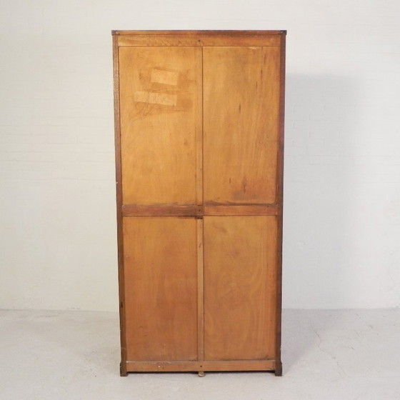 Image 1 of Cassonetto avvolgibile in rovere con 2 ante, altezza 180 cm, anni '50