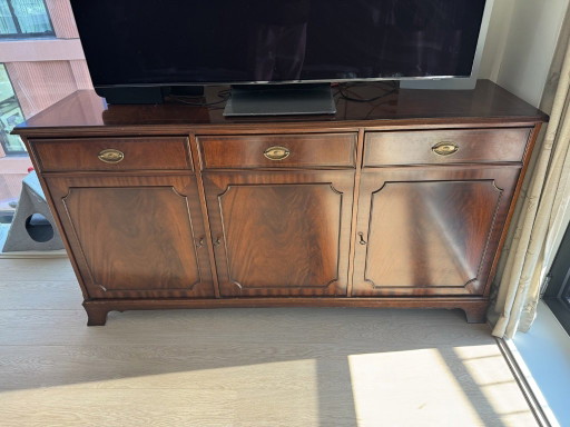 Heldense Exclusive Cabinet - Classic Sideboard – dressoirs, Wood, Brass