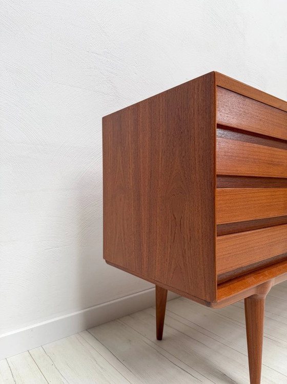 Image 1 of Vintage Gunni Omann Model 18 Teak Sideboard for Omann Jun, Danish Mid-Century Modern, 1960s