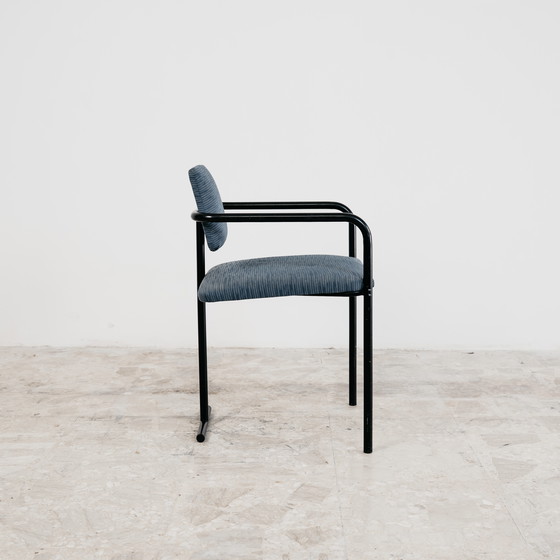 Image 1 of Vintage minimalistische postmoderne fauteuil, modern design uit de jaren 80