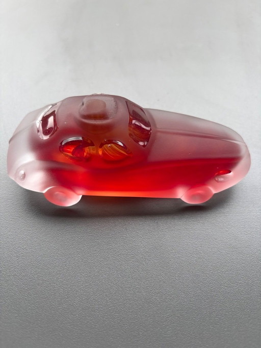 Kosta Boda - Coche rojo Car-Toons (modelo 90359) de Olle Brozen