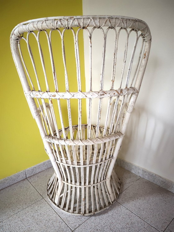 Sillón de ratán estilo shabby chic, estilo Emmanuelle – Sillones, Wicker, Rattan (photo 8 of 11)