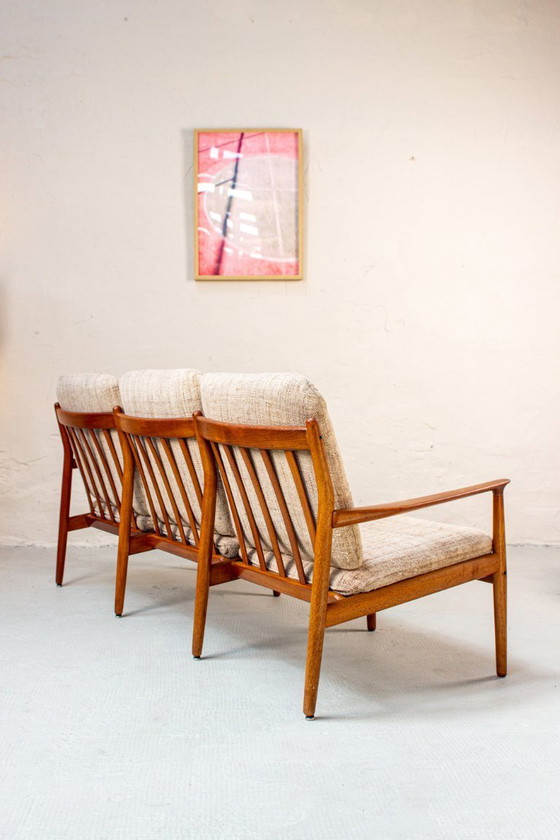 Image 1 of Vintage Teak Sofa Couch Svend Age Eriksen Glostrup Mid Century