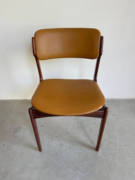 Image 1 of Ensemble de chaises danoises vintage en bois de rose