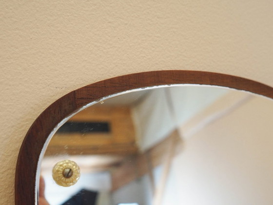 Image 1 of Specchio con cornice in legno, design danese, anni '80, prodotto in Danimarca