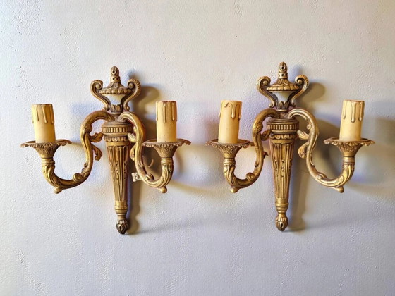 Coppia di applique Luigi XVI in bronzo – Bronze (photo 7 of 7)