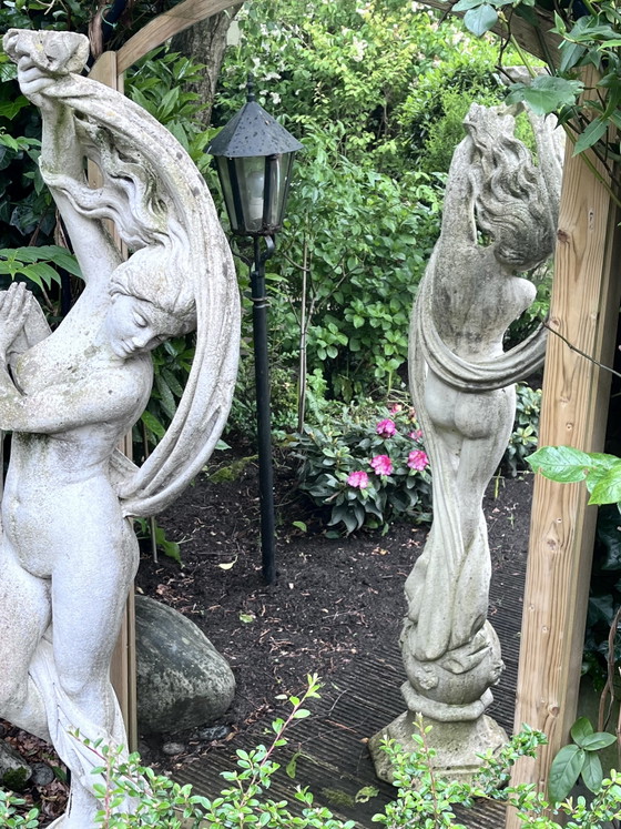 Image 1 of Gartenstatue aus massivem Beton, Göttin Gaia, 1,80 m hoch