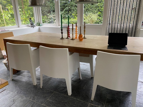 Image 1 of 8 sillas blancas de Philippe Starck Driade Toy