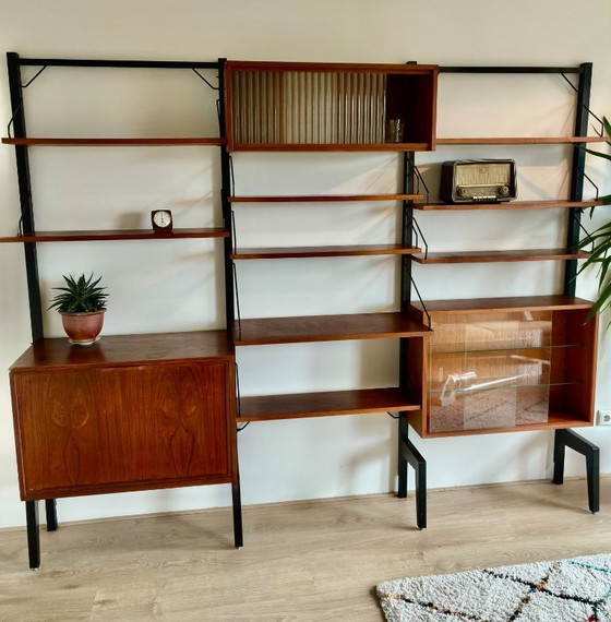 Image 1 of Vintage design Paul Cadovius wall system 3 modules