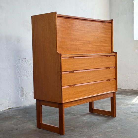 Image 1 of Turnidge of London Teak Secretary, 1960