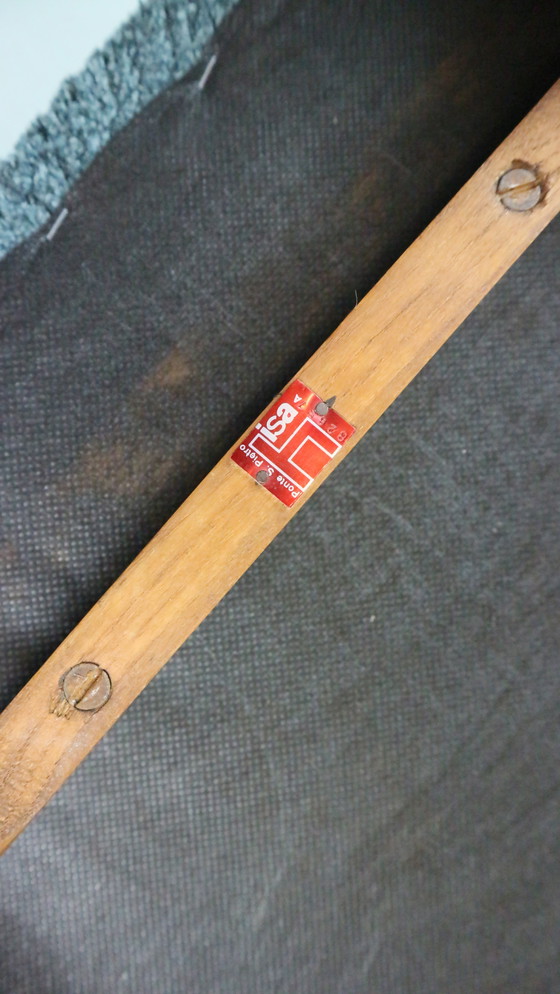 Image 1 of Satz von vier Esszimmerstühlen von ISA Bergamo, 1960er Jahre.