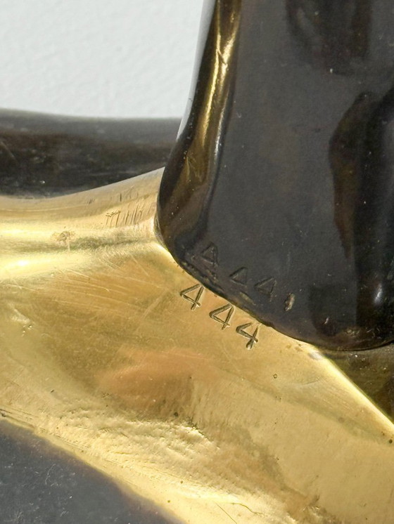 Image 1 of Table basse Hollywood Regency par Willy Daro, Belgique, années 1970