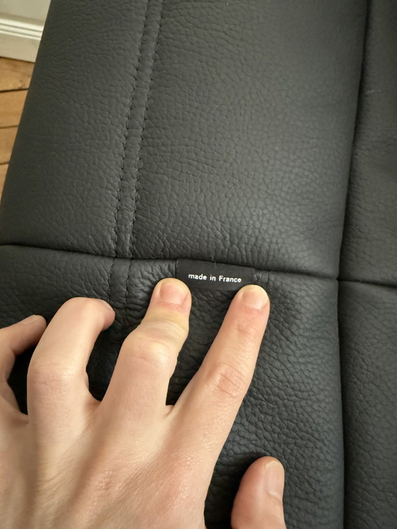 Image 1 of Divano Togo di Michel Ducaroy, linea Roset, pelle nera