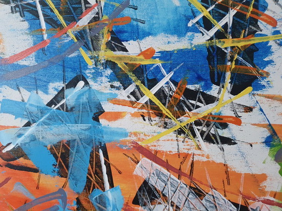 2 Panel by Angelo Calabria – Paintings & Drawings, Canvas (photo 7 of 9)