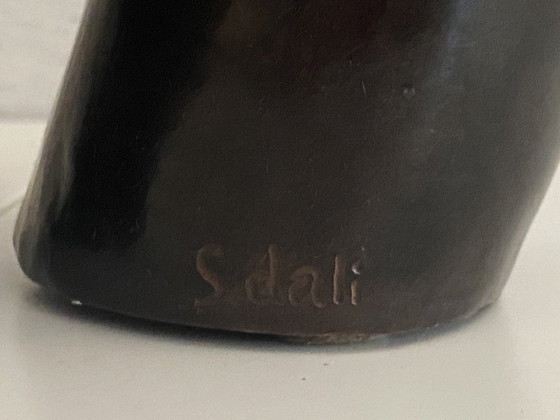 Image 1 of Statua scultura in bronzo antico firmata S. Dalì Corpo femminile di design