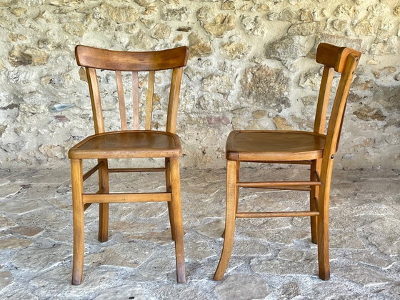 Image 1 of Vintage Bistro Chairs from Luterma, 1950s, Set of 2