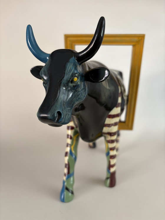 Image 1 of Mooseum Lover, di Jody Silver Schwarz, Cow parade 2004.