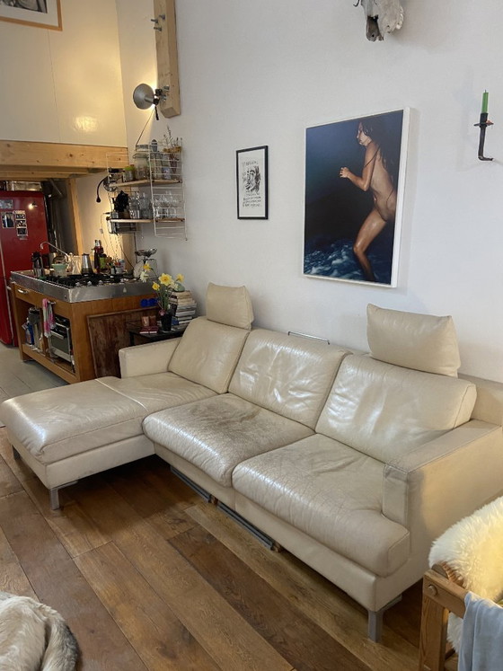 Image 1 of Divano di design De Sede DS-740 in pelle color crema