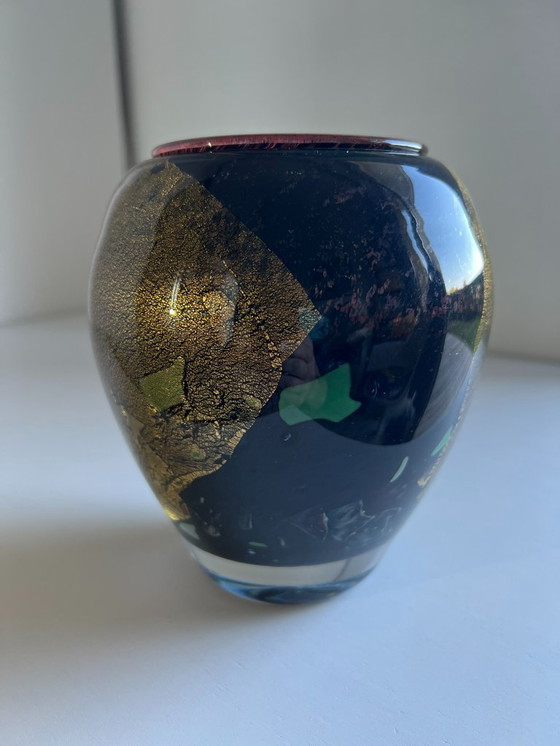 Image 1 of Blown glass vase, Jean-Claude NOVARO