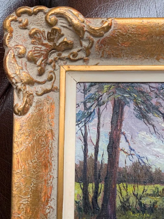 Table "Forest landscape". – Paintings & Drawings, Canvas (photo 4 of 7)