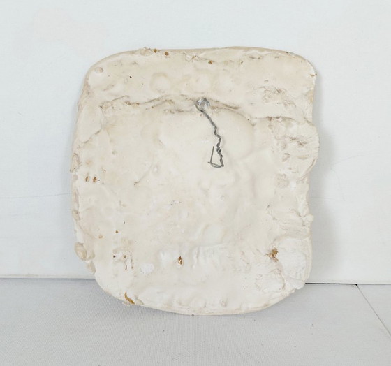 Uniek Wandportret – Belgische Studiokeramiek – Jaren '90/00 – Schilderijen & Tekeningen, Ceramic (photo 7 of 9)