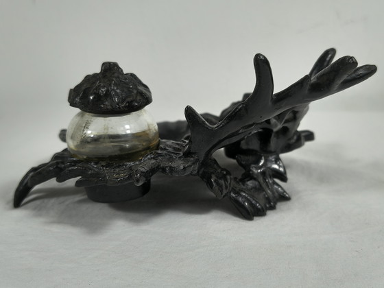 Image 1 of Antique Art Nouveau Inkstand - E.G. Zimmermann