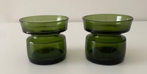 Danish Designs J.H. Quistgaard 2 candelieri/vasi iconici