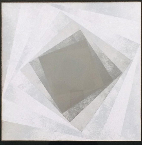 Image 1 of Kinetische Op-Art van Barbara Lüdinghausen. Vintage jaren 80.