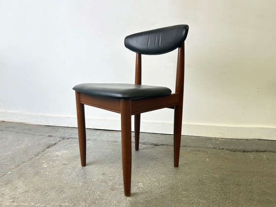 1960/70s Schreiber Mid-Century Extending Dining Table 4 Matching Dining Chairs – Dining set, Wood (photo 12 of 12)