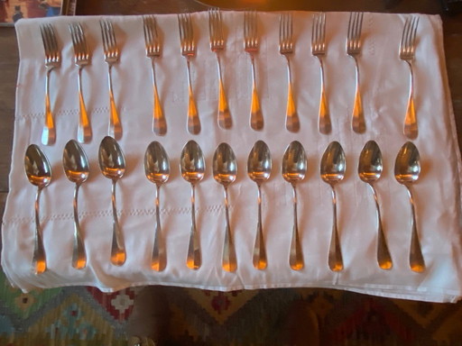 Posate placcate in argento