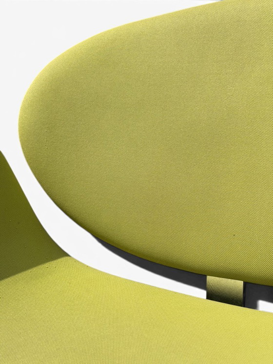 Authentic Pierre Paulin "Little Tulip" Chair for Artifort - Vibrant Green – Dining chairs, Textile (photo 13 of 13)