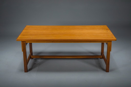 Swedish Freestanding Teak Architect Desk, 1960s