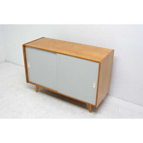 Image 1 of Vintage beechwood sideboard U-452 by Jiří Jiroutek, Czechoslovakia 1960