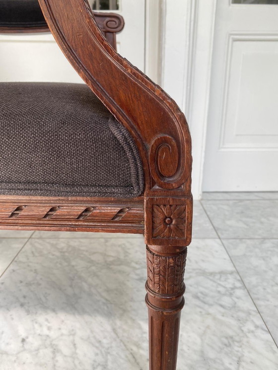 Image 1 of 2x armchairs Louis XVI