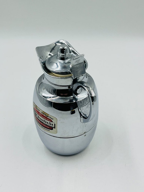 Image 1 of Vintage chrome-plated Alfi thermos carafe from Germany