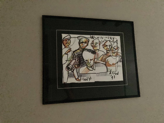 Image 1 of Drawing/aquarelle Herman Brood