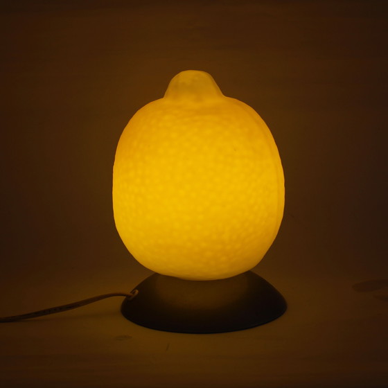 Image 1 of Vintage IKEA Orange & Lemon Fruit Table Lamp Set