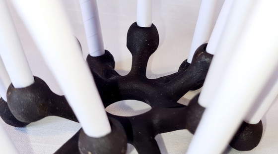 Set originale di 2 portacandele "Spider" con 1 confezione originale - Quistgaard Dansk Design - Mid-Century (photo 2 of 11)