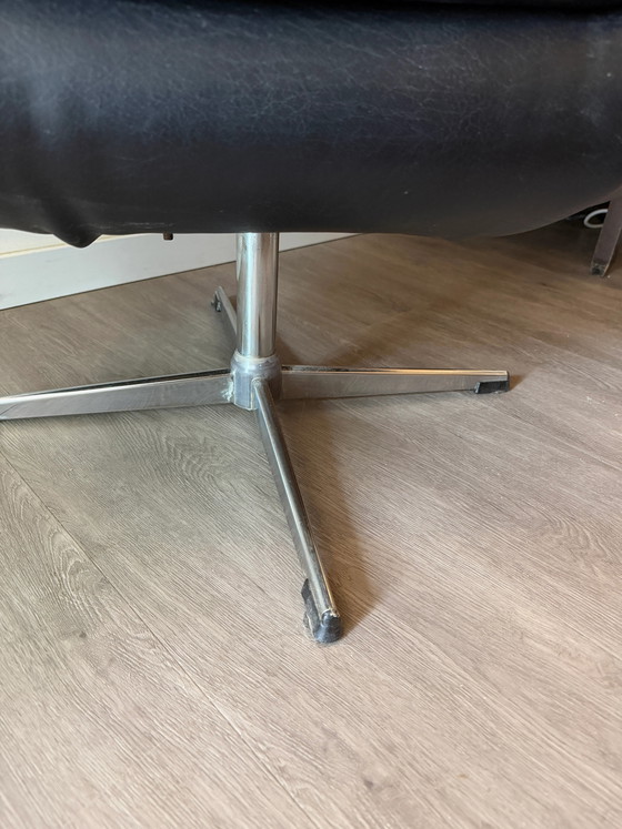 Rondo Drehbarer Wannenstuhl – Sessel, Metal, Chrome, Space Age (photo 5 of 6)