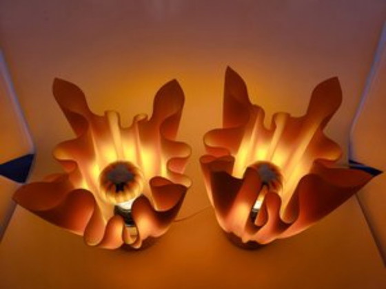 Image 1 of Lampes de tables Georgia Jacob France 1970 Set de 2