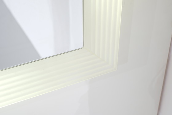 Image 1 of Specchio quadrato vintage in vetro, Italia, anni '70.