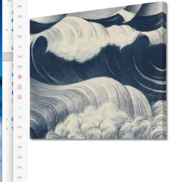 Image 1 of Seiko  ----The Wave    ( op canvas)