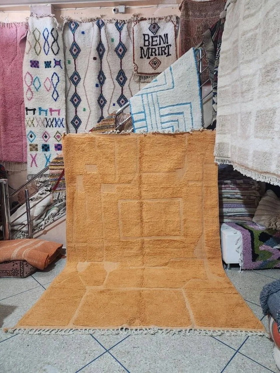 Large Beni Ouarain Berber rug terracotta 300x200 cm – Handcrafted wool – Rugs & carpets, Cotton (photo 3 of 3)
