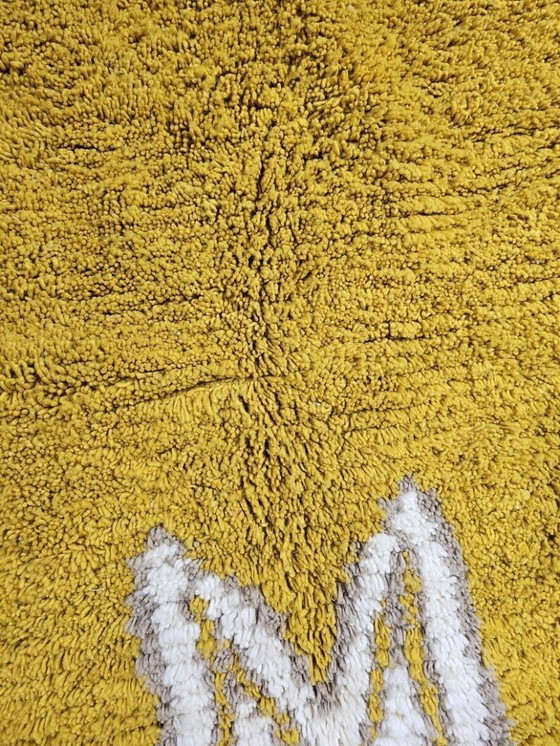 Image 1 of Alfombra marroquí hecha a mano, decorada, 200 cm x 300 cm.