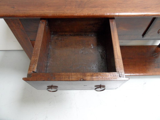 Tavolino antico con 2 cassetti – Tavolini, Wood (photo 10 of 12)