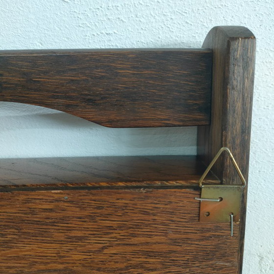 Image 1 of Portaspezie in legno vintage (presumibilmente antico) (con ganci per appendere)