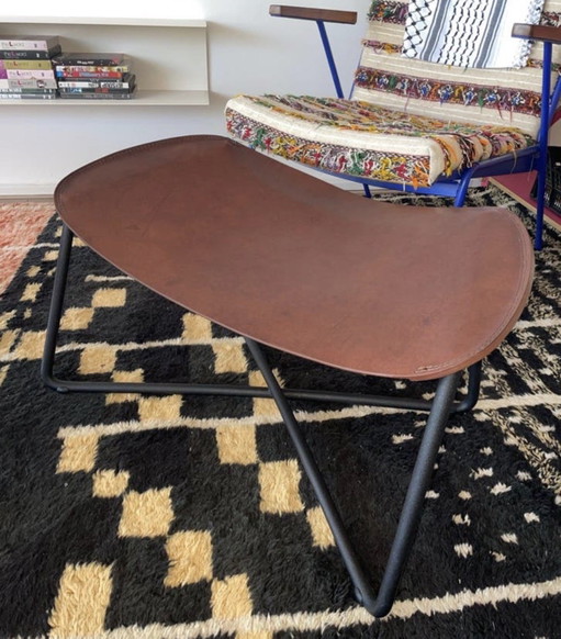 Pouf funzionale in pelle – Functionals, hockers en poefs, Leather, Metal (photo 2 of 5)