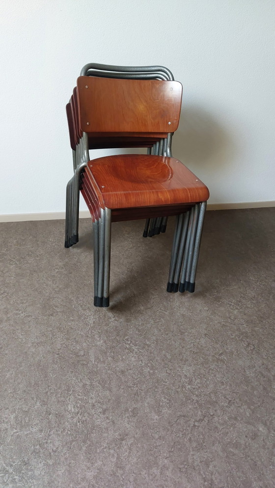 Sedie Gispen – Sedie da pranzo, Iron (photo 4 of 6)
