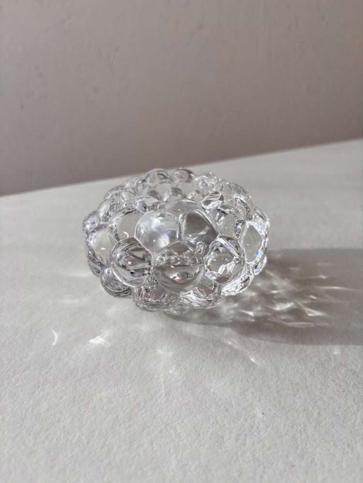 Orrefors Himbeerkristall-Votivkerze Anne Nilsson