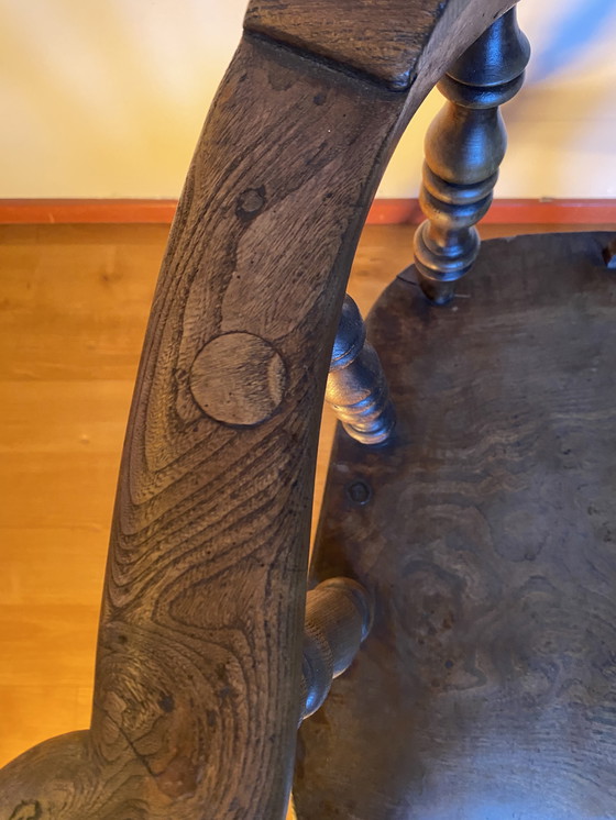 Image 1 of Sedia Windsor antica in legno di tasso, 1900